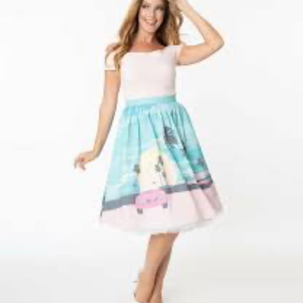 Loungefly Stitch Shop Barbie Skirt